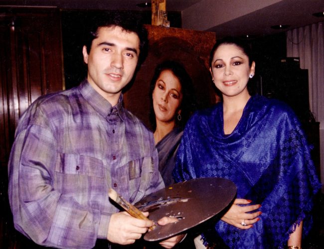Montiel retratando a Isabel Pantoja - 1990 (2)